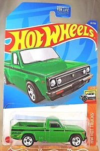 2022 Hot Wheels #24 HW Hot Trucks 2/10 MAZDA REPU Green w/White RS Spoke Wheels - Picture 1 of 5