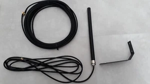 Delock Antenne 89529 3m + Kabel 88445 SMA 10m Verlängerung + Halterung LTE WiFi - Afbeelding 1 van 9