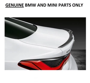 GENUINE BMW G22 M Performance Rear Spoiler. 51625A09D51. Carbon Fibre.  UL2 - Picture 1 of 5