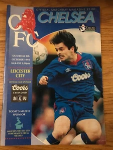 CHELSEA V LEICESTER CITY PROGRAMME 1994-95 - Picture 1 of 2