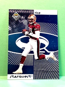 Jerry Rice 1998 upper deck choice star quest Holo insert card - Picture 1 of 1