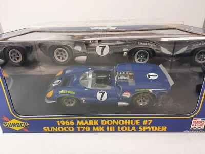 GMP Lola Spyder Sunoco T70 MK III #7 Mark Donohue 1966 1/18 12007 - Immagine 1 di 4