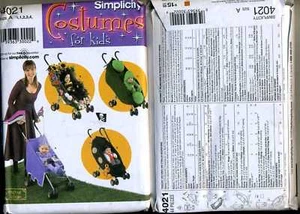 Disfraz para niño pequeño con decoración de cochecito - patrón de costura - tallas 1/2-4 - NUEVO - Imagen 1 de 1