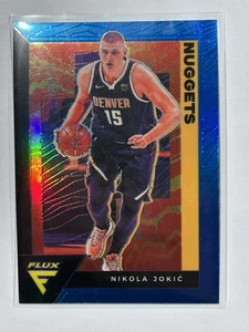 2020-21 Panini Flux Blue Nikola Jokic Denver Nuggets #43 Blue Prizm SP - Bild 1 von 2