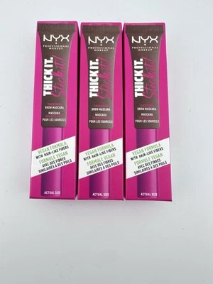 NYX - Máscara de pestañas espesante Thick It Stick It - Rich Auburn TISI04 (paquete de 3) Foto 1 de 3