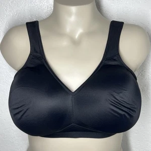 Rosa Faia Twin Soft Bra Wireless 40E Black Color Unpadded Supportive Bra - Picture 1 of 12