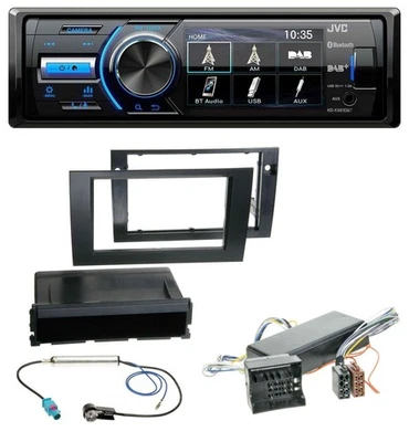 JVC Bluetooth MP3 USB DAB Autoradio für Audi A4 04-08 B7 Symphony Bose Aktivsyst - Bild 1 von 4