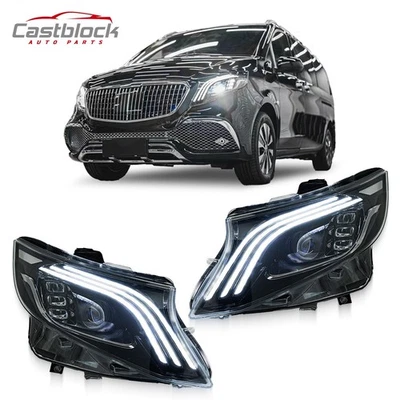 Par de faros LED izquierda+derecha para Benz Metris Upgrade W447 clase V 16-20 Foto 1 de 4