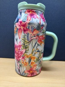TAL Basin Green Tropical Tumbler 40 Oz. Stainless Water Hydration Bottle - Picture 1 of 4