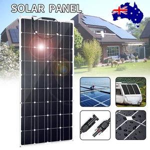 12V 400W Solar Panel Kit Mono Home Fixed Caravan Camping Power Battery Charging - Picture 1 of 11