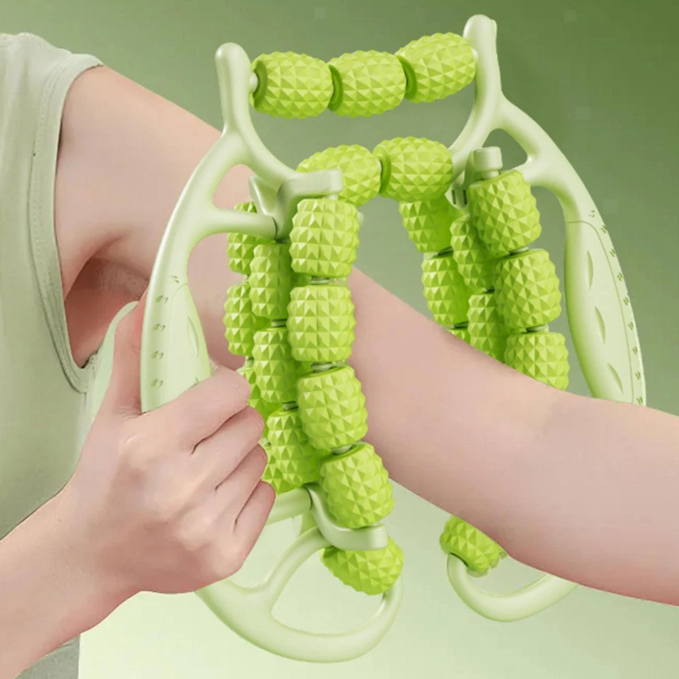 Rodillo masajeador de piernas relajante muscular manual 29 ruedas Foto 1 de 1