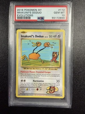 2016 Pokemon XY Evolutions Imakuni?’s Doduo 112/108 PSA 10 GEM MINT - Image 1 of 2