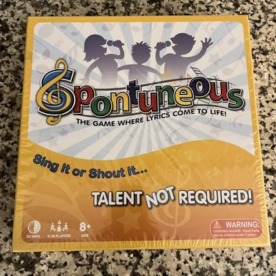 Novo e lacrado! Jogo Spontuneous The Song para diversão de música em família - Imagem 1 de 4