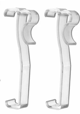 Clips de cenefa de 3" para persianas horizontales de imitación y madera cantidad de piezas 8 piezas Foto 1 de 2