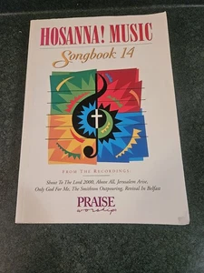 HOSANNA! MUSIC Songbook 14 Praise Worship Church Piano Vocal - Picture 1 of 2