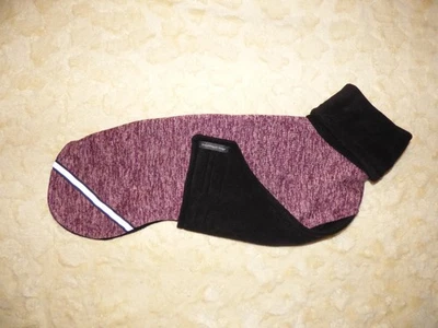 Windhundmantel/Whippet/Hunde - Doppelfleecemantel mit Brustlatz (RL 44 cm) - Bild 1 von 2