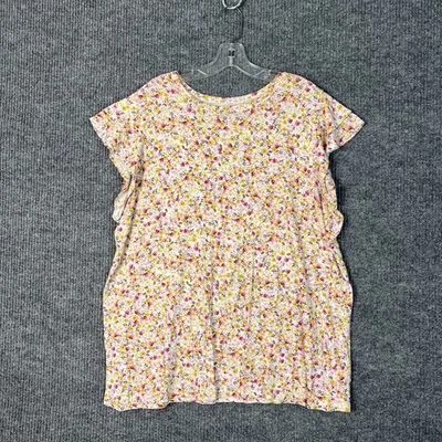 Camiseta Jersey Torrid Súper Suave Slub Para Mujer Talla 2X Floral Bohemia Multicolor Foto 1 de 4