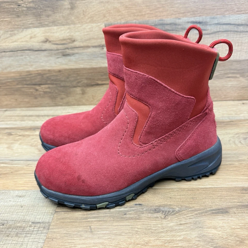 L.L. Botas de invierno Bean Red Gamuza Thinsulate Pull On Talla 8,5 Zapatos Foto 1 de 4