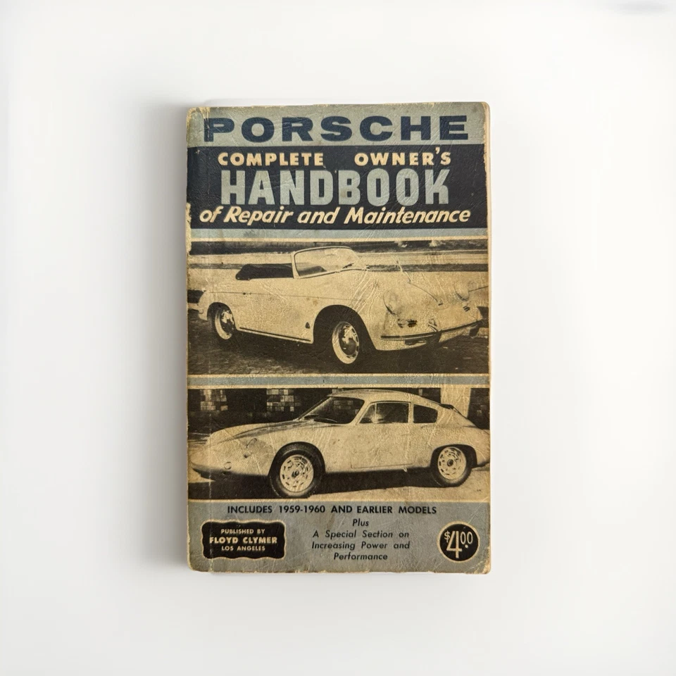 Porsche 356 356A 356B Carrera 1948-1960 Manual de servicio de reparación de taller Guía del motor Foto 1 de 4
