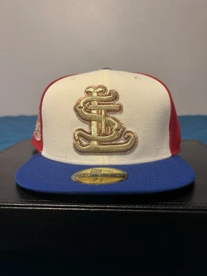St Louis Cardinals New Era 59fifty Fitted 7 5/8 World Games Brand New  - Image 1 of 4