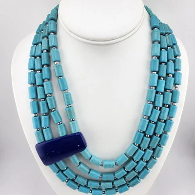 Collar CHICO'S Piedra Azul Turquesa Foto 1 de 4