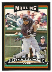 2006 Topps Chrome Black Refractor #311 Josh Willingham RC Florida Marlins ##/549 - Picture 1 of 1
