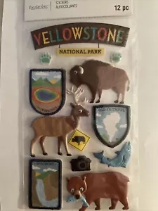 Juego de pegatinas RECUERDOS PARQUE NACIONAL DE YELLOWSTONE ~ NUEVO EN PAQUETE ~ ¡BONITO! ¡Envío rápido! - Imagen 1 de 1