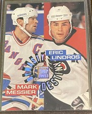 1994-95 Topps Stadium Club “Dynasty & Destiny” Mark Messier/Eric Lindros #2