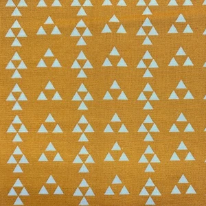 Desert Bloom Dark Yellow Triangles Sherri & Chelsi Cotton Moda Fabric 45x55 - Picture 1 of 6