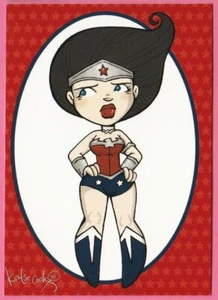 DC Comics: The Women of Legend Chase Card. #KC-09.  Wonder Woman by Katie Cook. - Picture 1 of 2