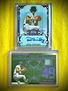 RON GUIDRY SSP Lot (2) 2023 Leaf A Bronx Legacy Yankees #12/12 Auto #3/25 Patch