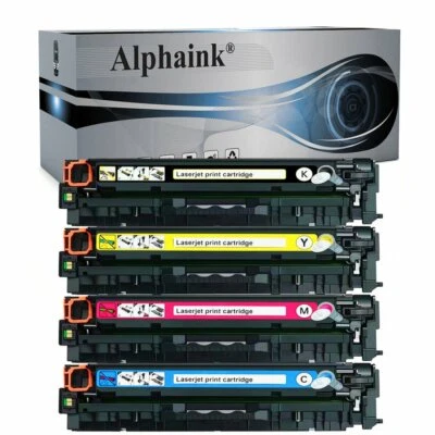 ALPAHINK KIT 4 Toner CRG 718 compatibile per Canon LBP 7200CDN 7210CDN 7660C 8340CDN 8350