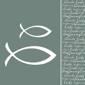 Kommunion-Konfirmation - Servietten Lunch – Napkin Lunch – Format: 33 x 33 cm – - Bild 1 von 1