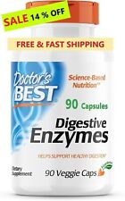 Doctors Best Digestive Enzymes 90 Veggie Caps | Digestion Healthy Gut Probiotic
