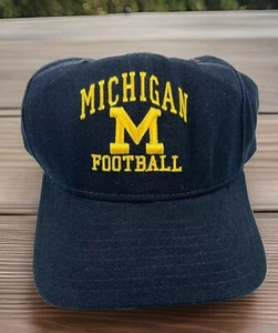 🔥 Vintage • Michigan Wolverines New Era Dupont Visor Pro Model SnapBack USA Mütze - Bild 1 von 10