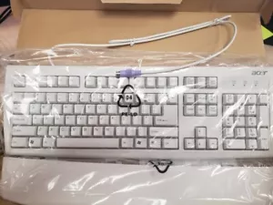 Acer KB-2971 PS2 White Keyboard - Picture 1 of 2