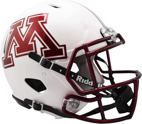 Minnesota Golden Gophers White Mini Speed Replica Helmet [NEW] Miniature Desk Cover