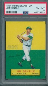 1964 Topps Stand-Up Jim Gentile PSA NM-MT 8 *5503