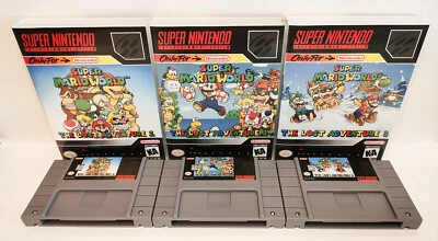 Super Mario World The Lost Adventure Trilogy for Super Nintendo SNES (Battery) - Image 1 of 2