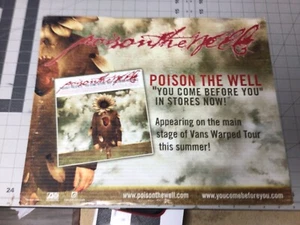 RARE Vintage! POSION THE WELL PROMO poster card 18x14apx album Cd lp music - Picture 1 of 4