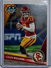 2023 Bowman Chrome U Caleb Williams Base Prospect Rookie RC #1 USC Chicago Bears