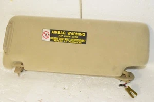 LEXUS RX300 PASSENGER SIDE VISOR TAN BROWN 1999 2000 2001 2002 2003 99 01 02 03 - Picture 1 of 7