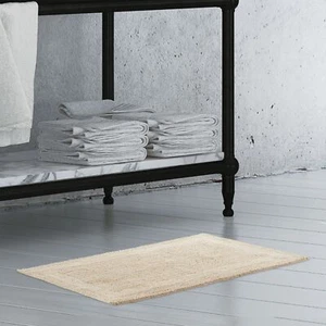 – Stonewash Bath Rug | Cotton Blend | Premium Bathroom Décor | Machine Washab... - Picture 1 of 7