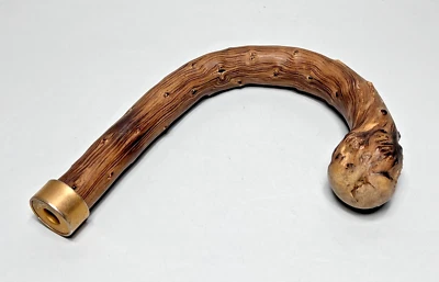 Antiguo de colección nuevo bastón de madera Blackthorn bastón mango de madera pieza solamente Foto 1 de 4