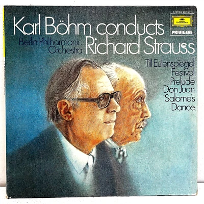 Karl Böhm Dirigiert Strauss 1979 Vinyl Deutsche Grammophon Records Import - Image 1 of 4