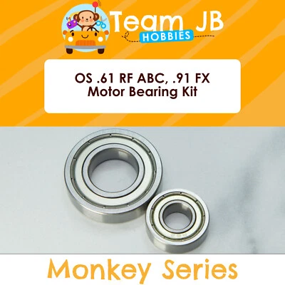 OS .61 RF ABC, .91 FX - Engine / Motor Bearings Kit - Image 1 of 2