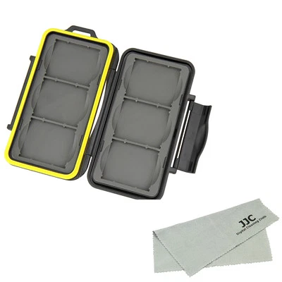 JJC Water-resistant Anti-shock Storage Memory Card Case Protector For 6CF Cards - Image 1 of 4