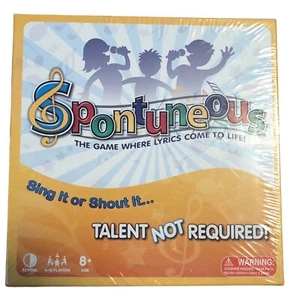 Spontuneous The Song Game - Board Game for Music Lovers! 2010 New Sealed - Picture 1 of 5