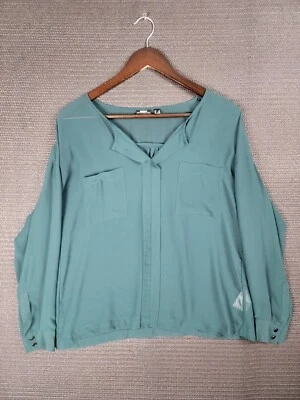 Mexx Metropolitan Blusa Top Camisa Talla 8 EE. UU. Mujer Informal Transparente Fluido Foto 1 de 4