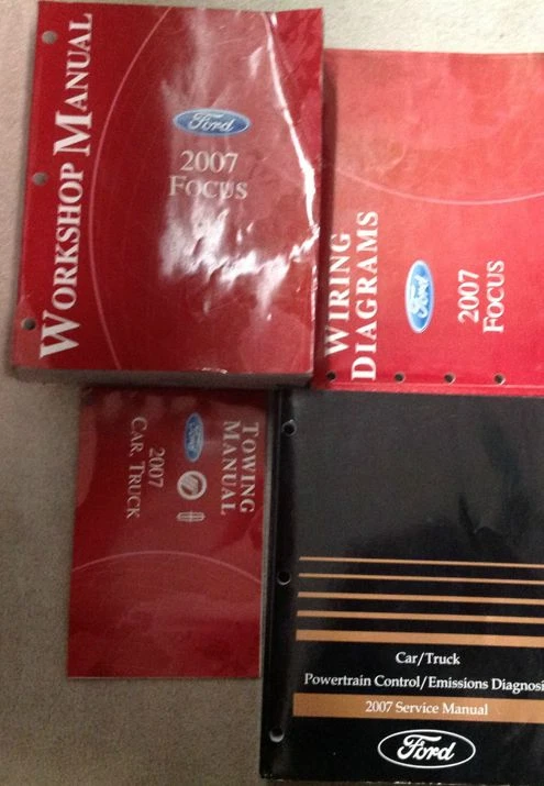 2007 Ford Focus Servicio Reparación Tienda Manual Juego Fábrica Con Ewd & Pced - Imagen 1 de 1